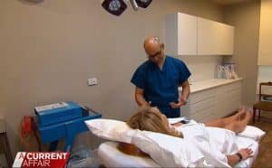 Dr Arun with patient