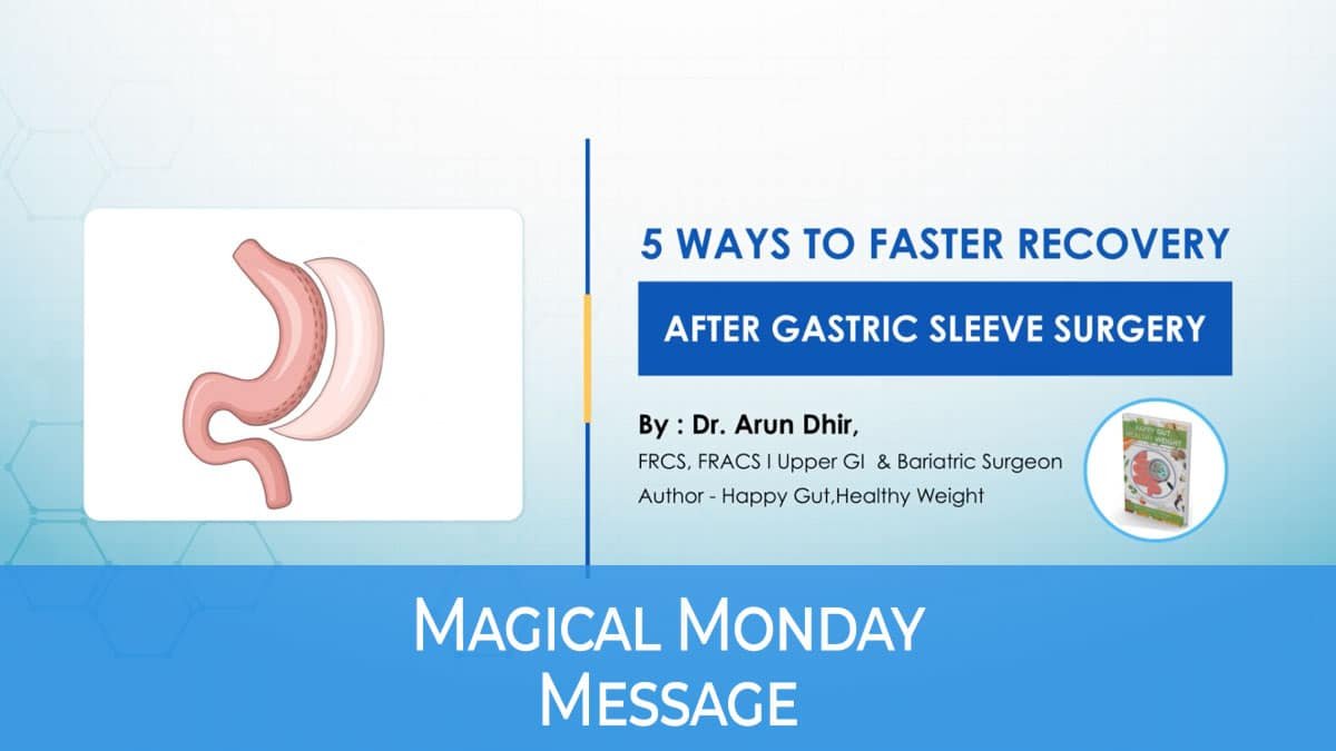 Five ways to faster recovery