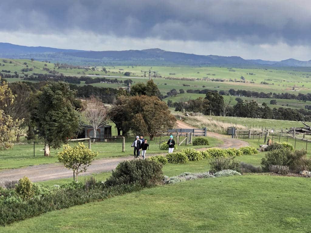 Family walking outdoor