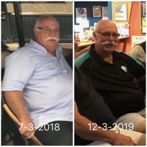 Chris before and later