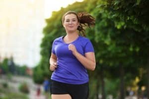 woman running
