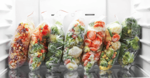 n some cases, frozen vegetables are actually slightly higher in nutrients than the fresh variation.