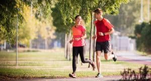 couple running
