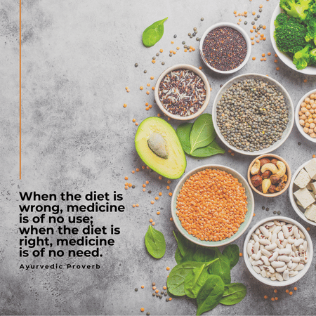 When the diet is wrong, medicine is of no use; when the diet is right, medicine is of no need.